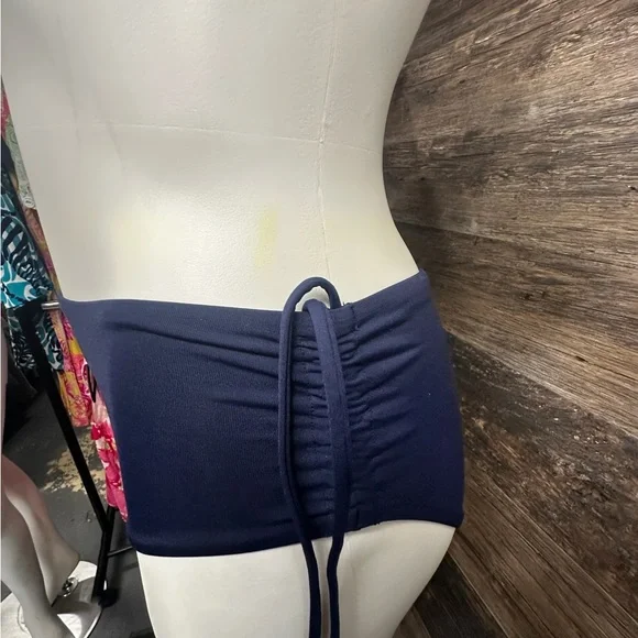 Athleta Navy Blue Bikini Set Bathing Suit Size Small - Picture 4 of 8